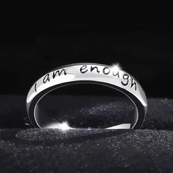 I Am Enough Empowerment Ring (SIZED) - Picture 4 of 8
